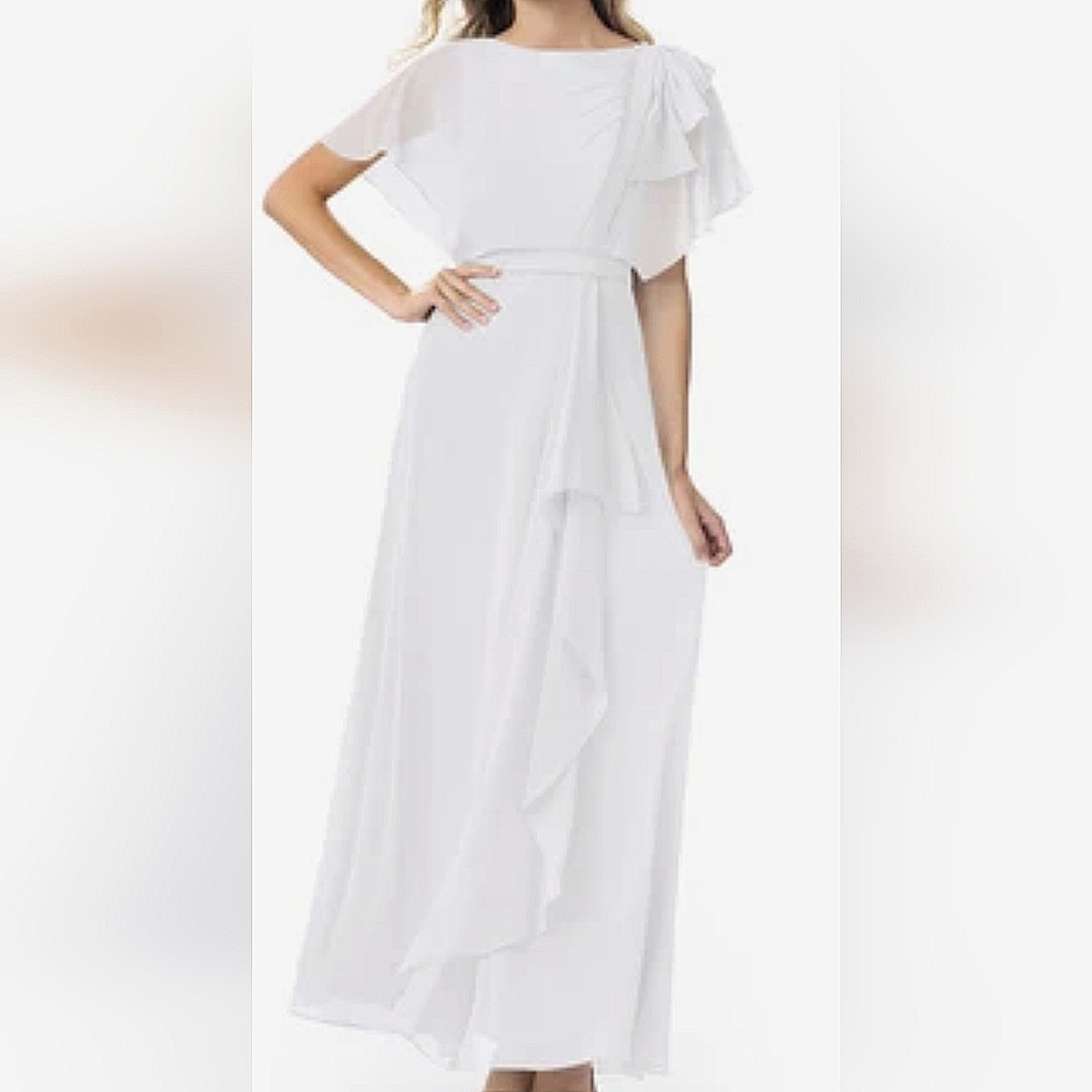 Chiffon Azazie Aaliyah Dress Grecian style NWT